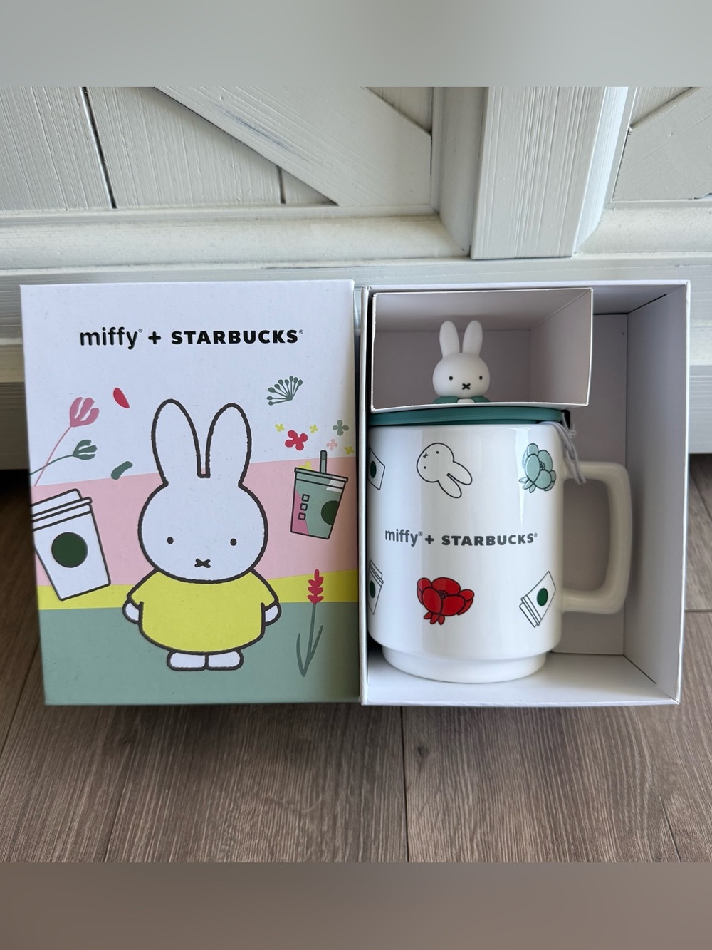 Starbucks x Miffy Ceramic Mug + Miffy Figure Topper 2026 BNIB